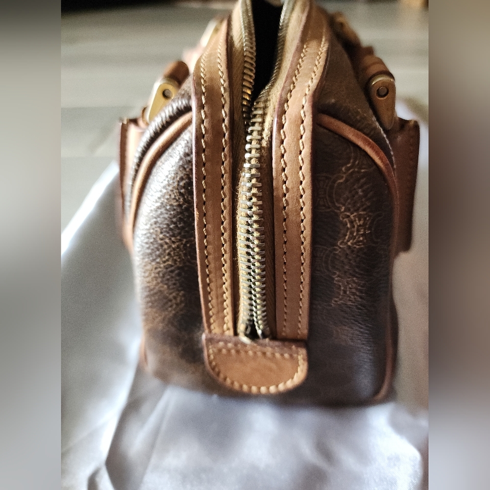 Celine Macadam Mini Boston Handbag - Picture 5 of 13